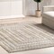Nuloom Carley Machine Washable Geometric Area Rug 6ft LPKV16A-R606 - alternate 6